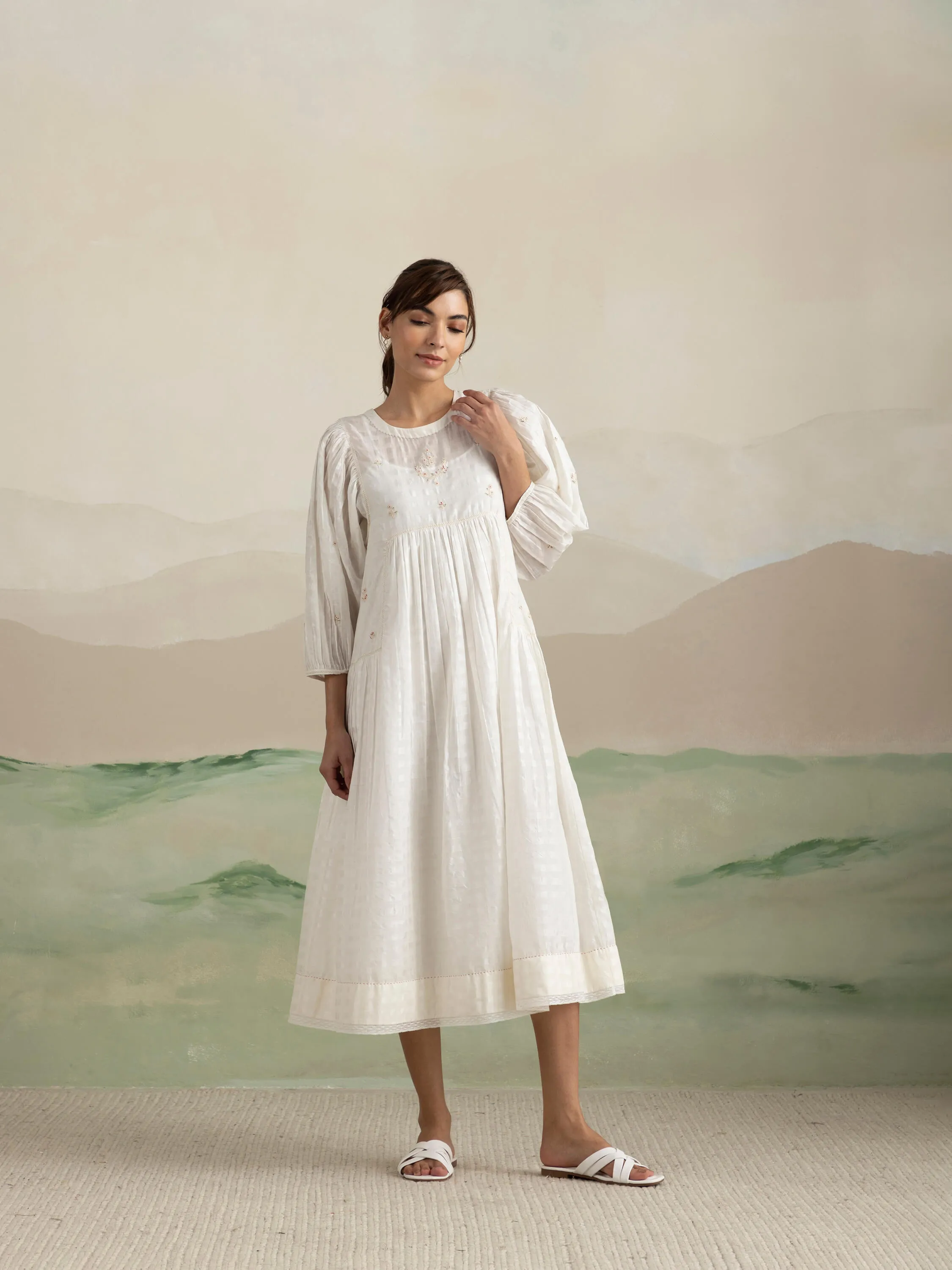 Tea Ceremony Midi Dress