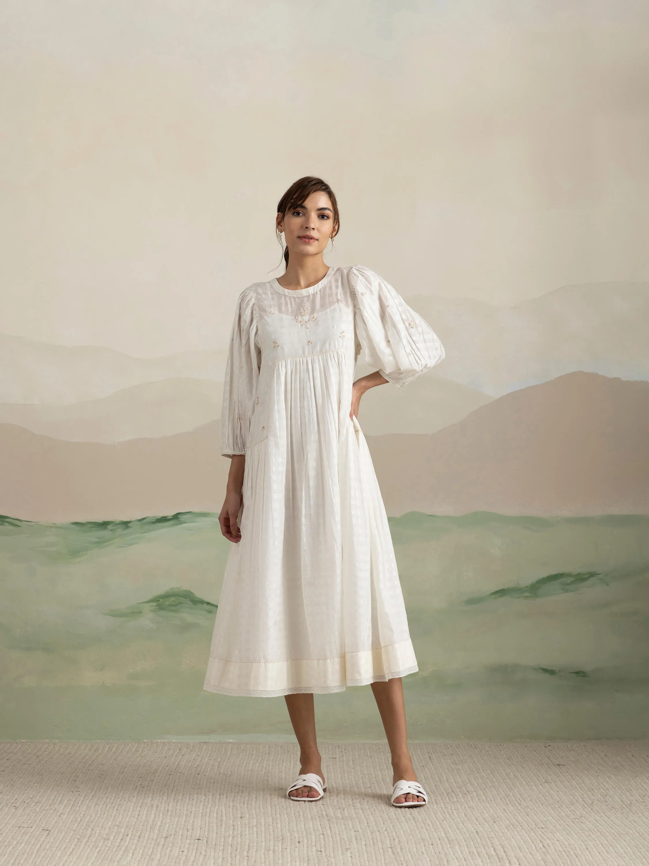 Tea Ceremony Midi Dress