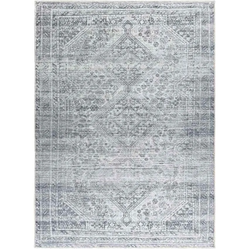 Tyanne Traditional Charcoal Area Rug