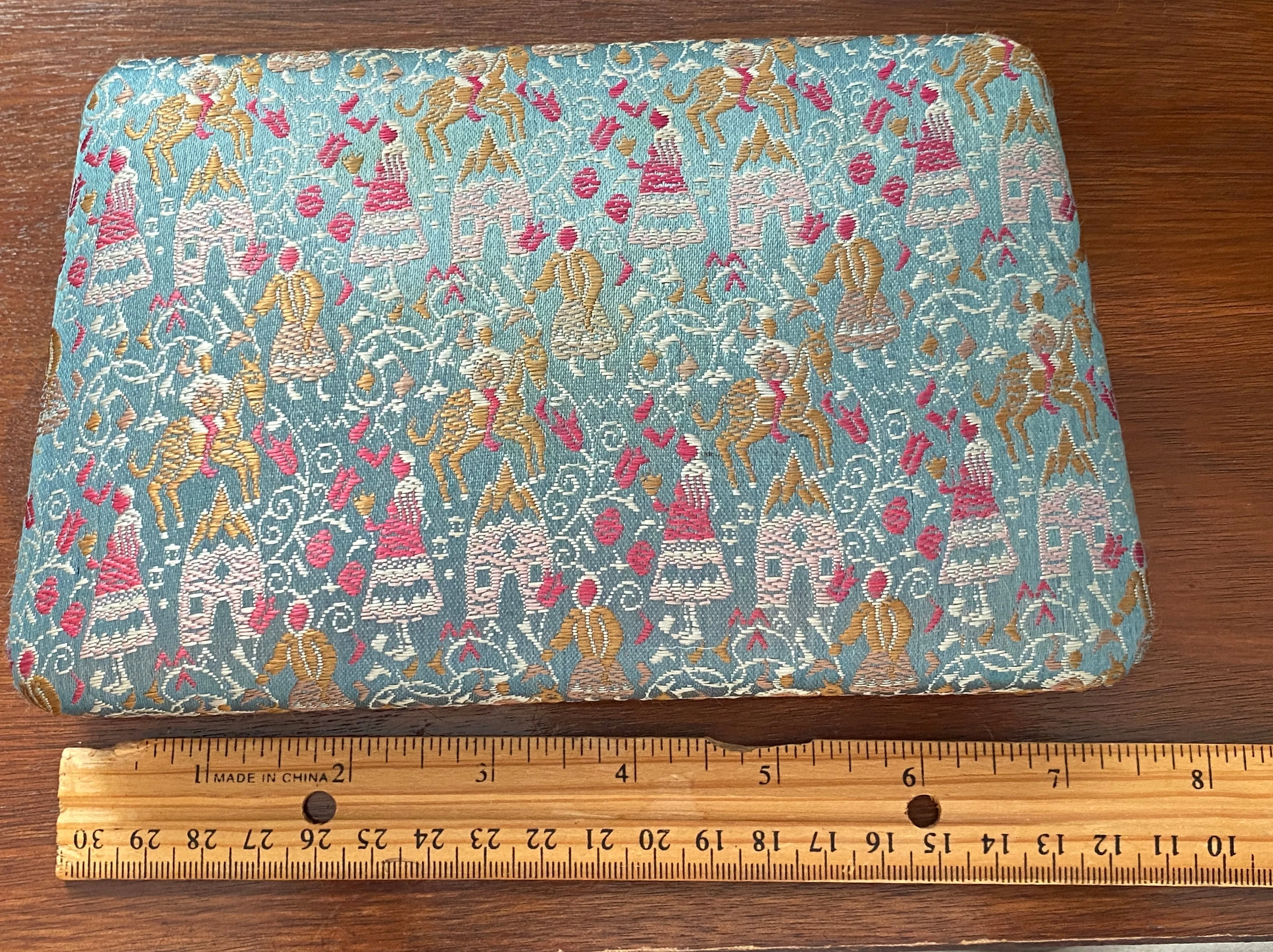 Vintage Princess Pride Creations Embroidered Horse Jewelry Box
