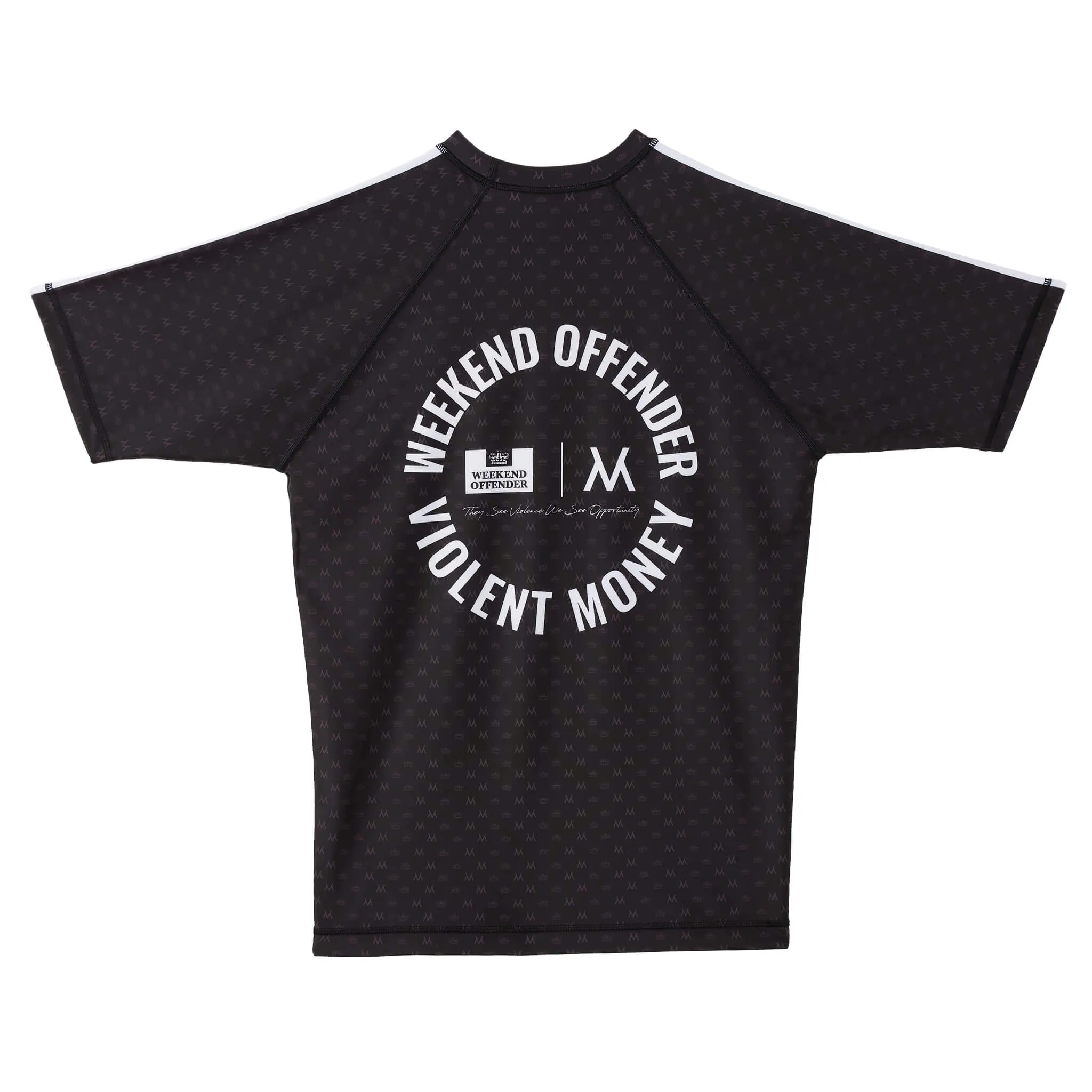 Violent Money Rashguard and Shorts Set Black