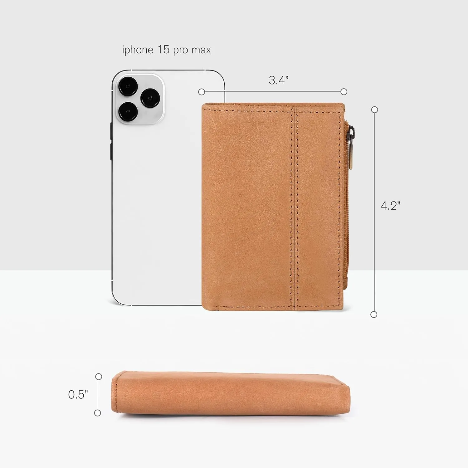Wallet For Women Full Grain Leather - Small RFID Coin Purse Credit Card & ID Holder for Ladies,Bifold Wallets for Teenager
