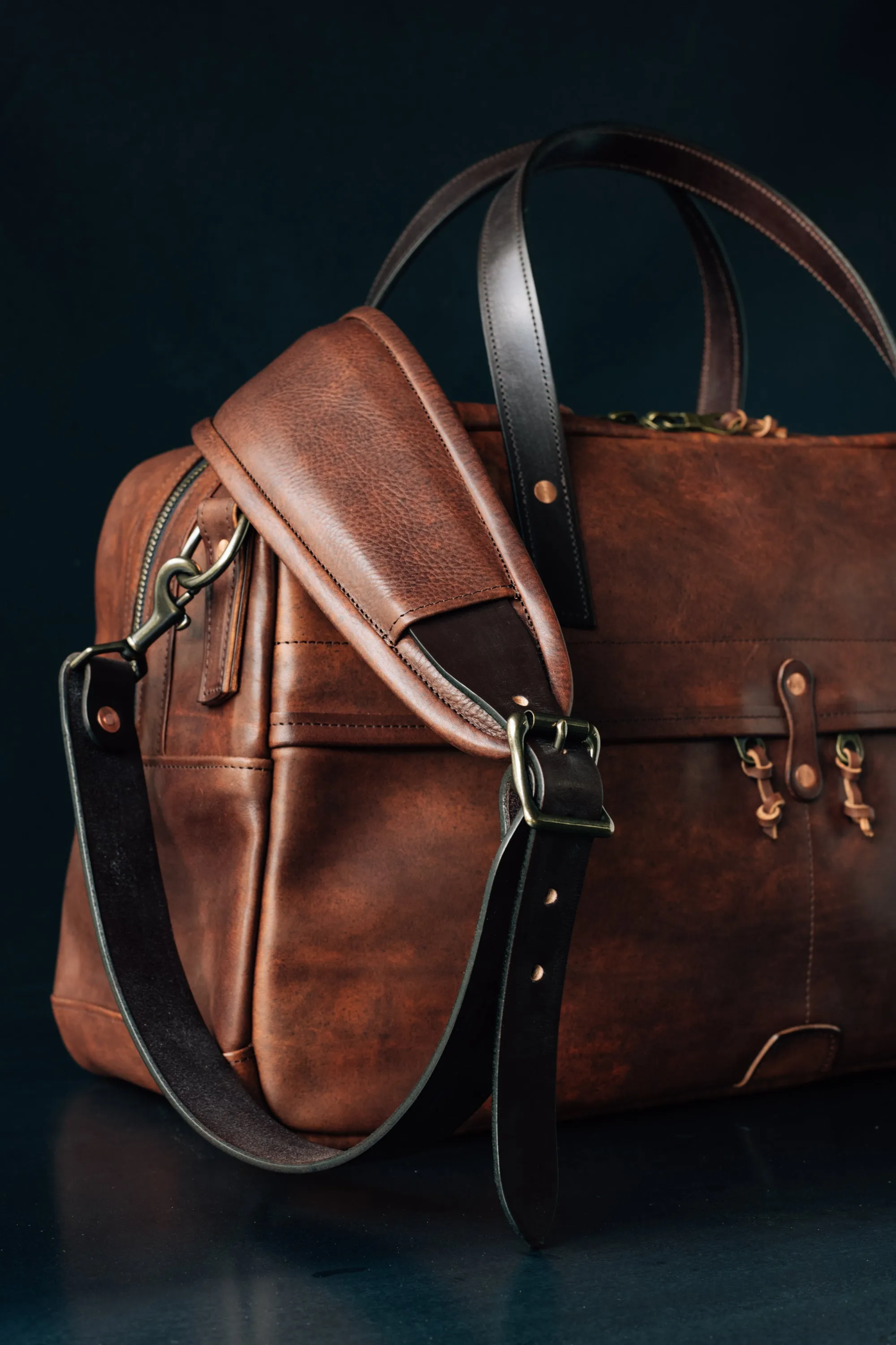 Weekender Duffle - Badalassi Carlo Cognac Nemesis Leather