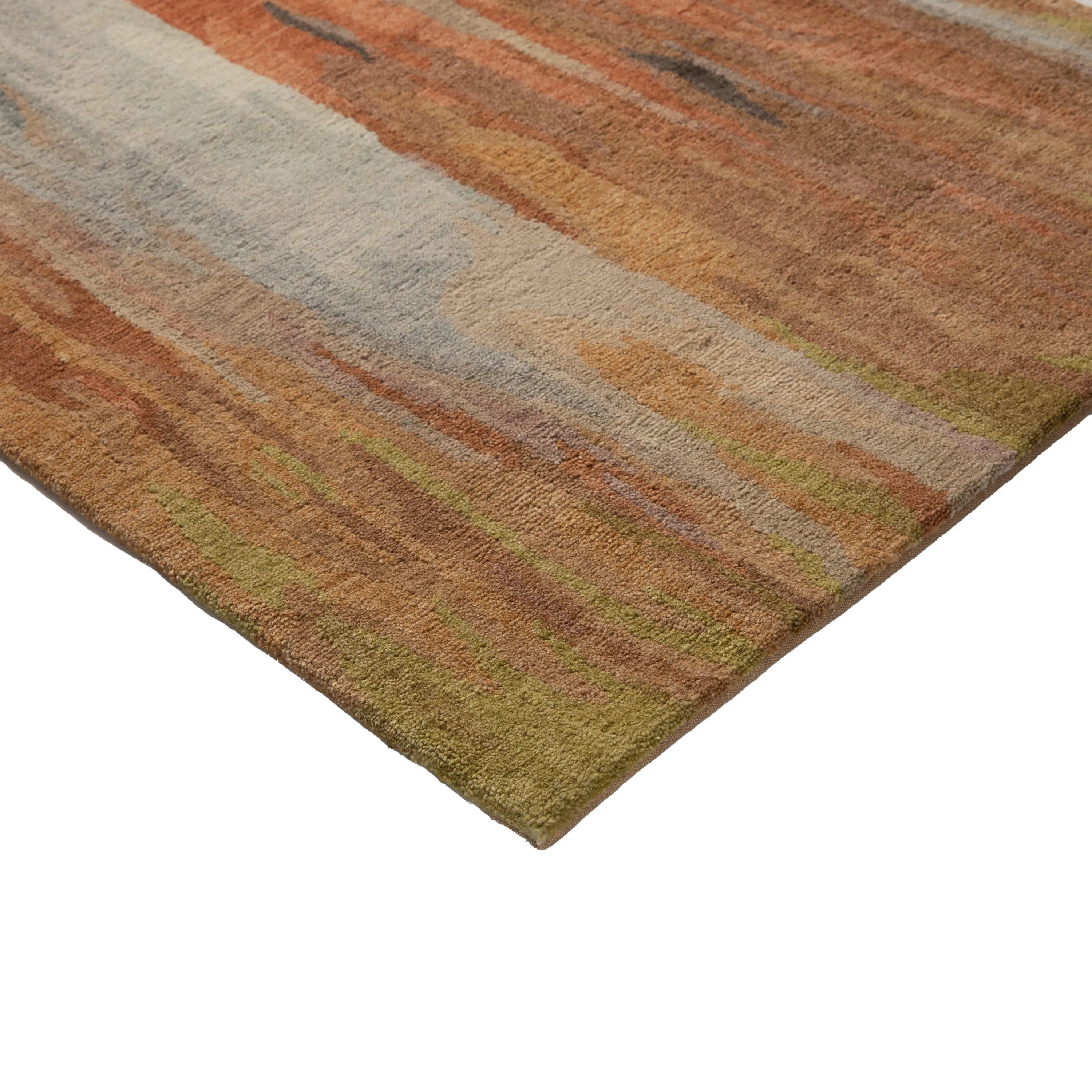 Wicked - Fire Hand Knotted Wool Silk Blend