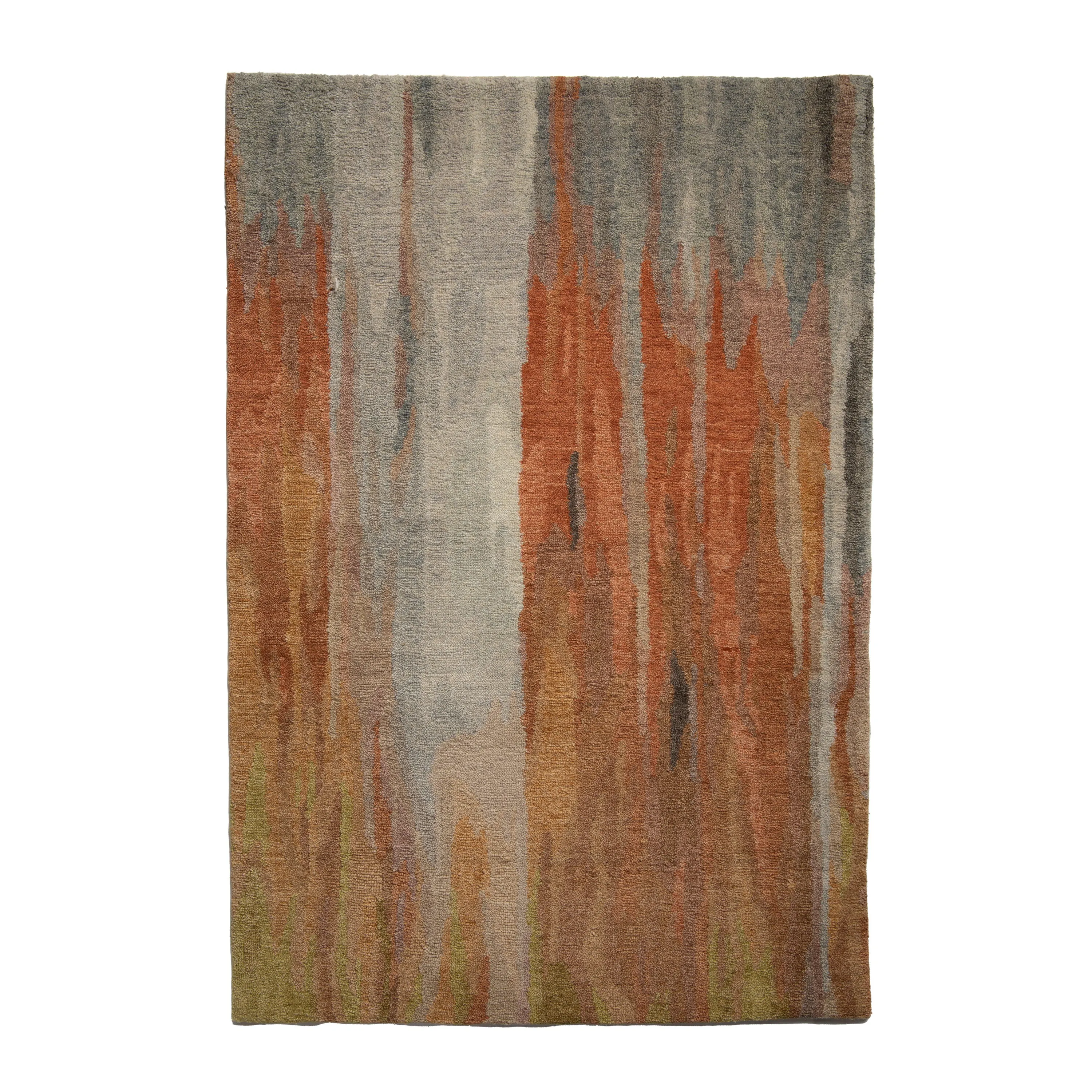 Wicked - Fire Hand Knotted Wool Silk Blend