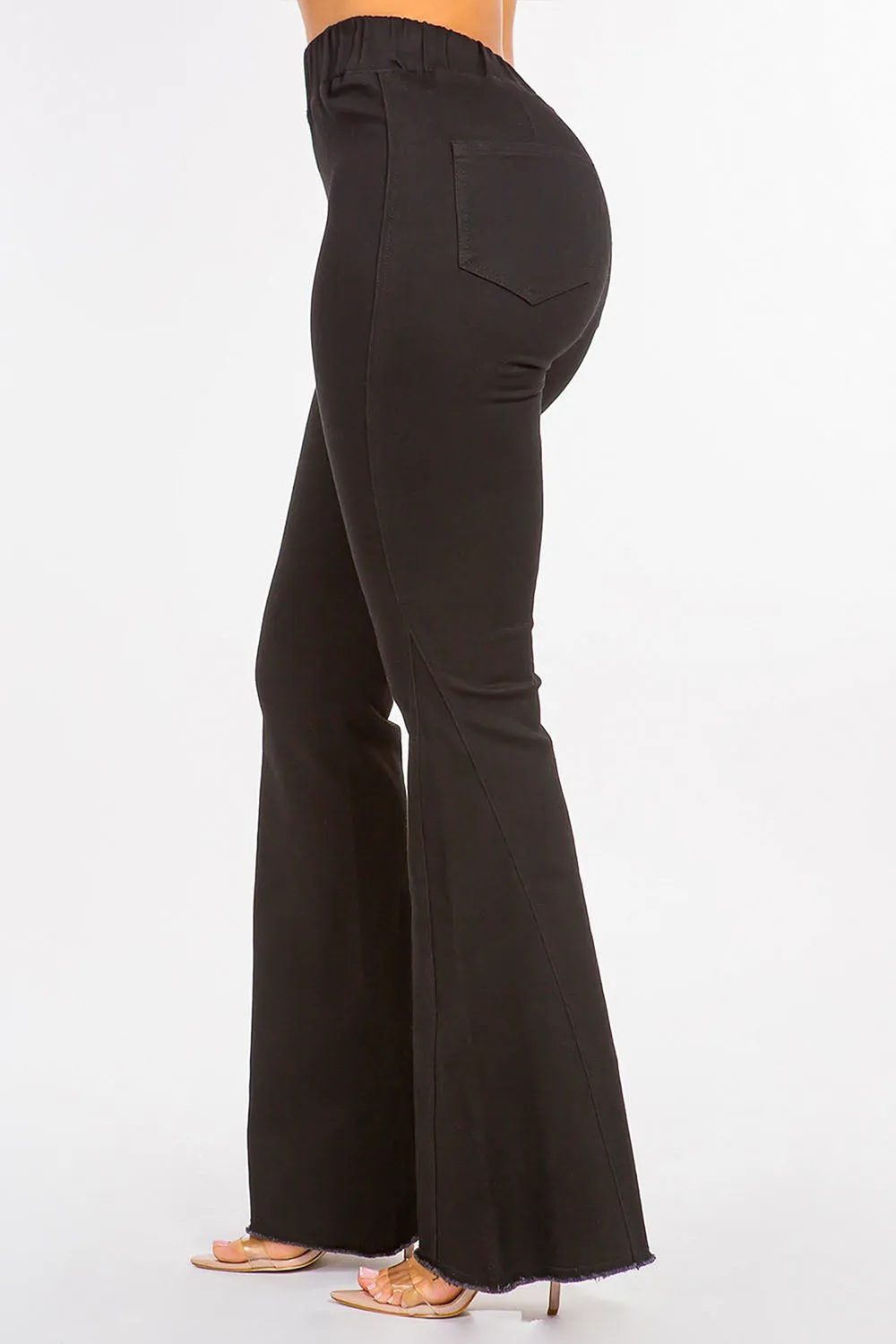 Women's High Rise Curvy Flare Jeans