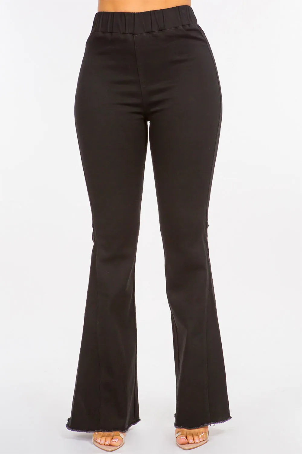 Women's High Rise Curvy Flare Jeans
