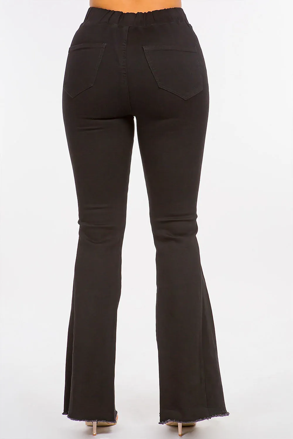 Women's High Rise Curvy Flare Jeans