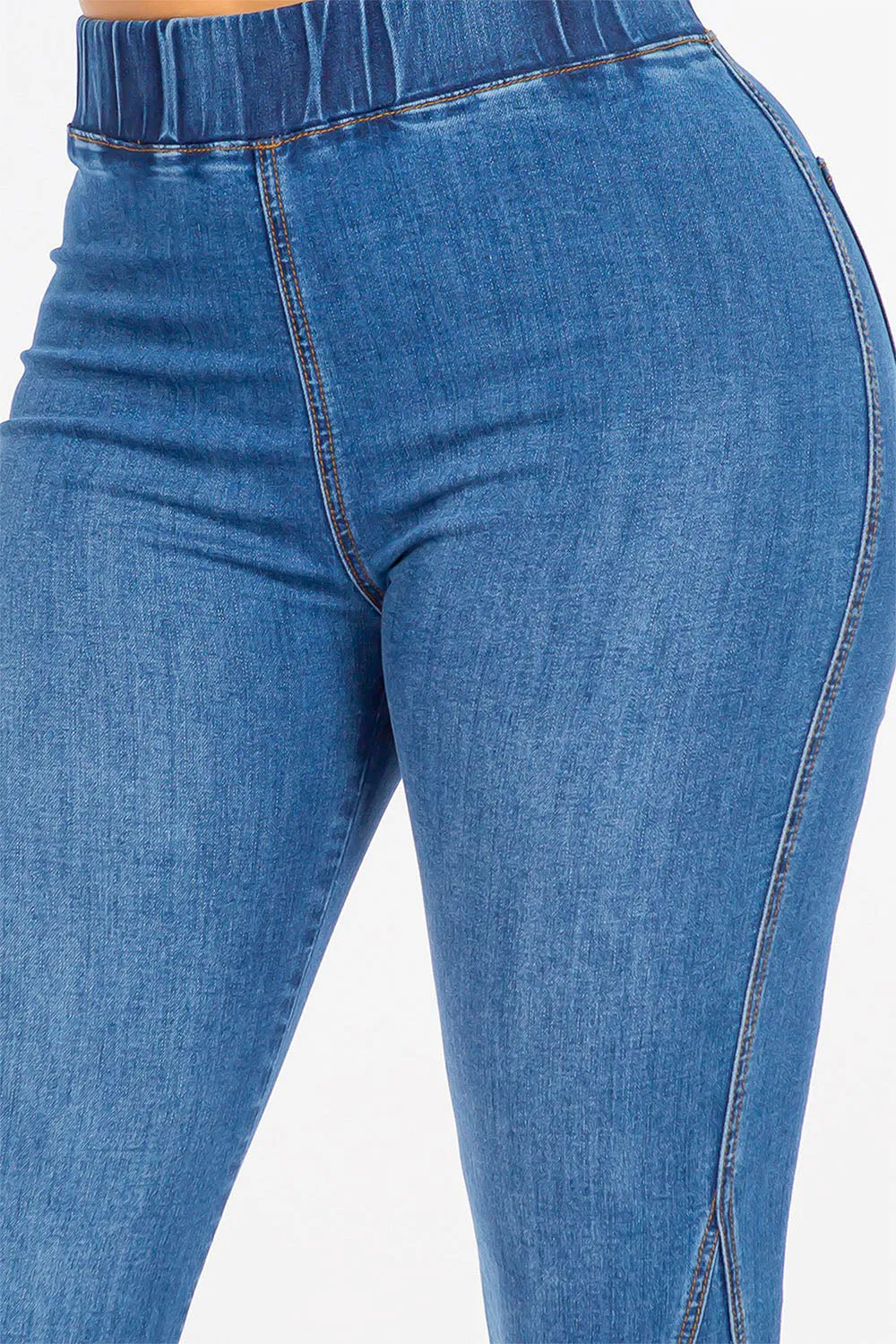Women's High Rise Curvy Flare Jeans