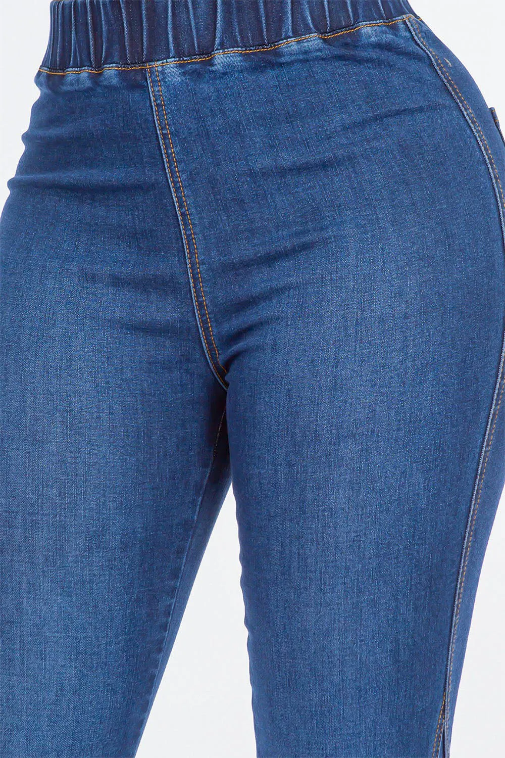 Women's High Rise Curvy Flare Jeans