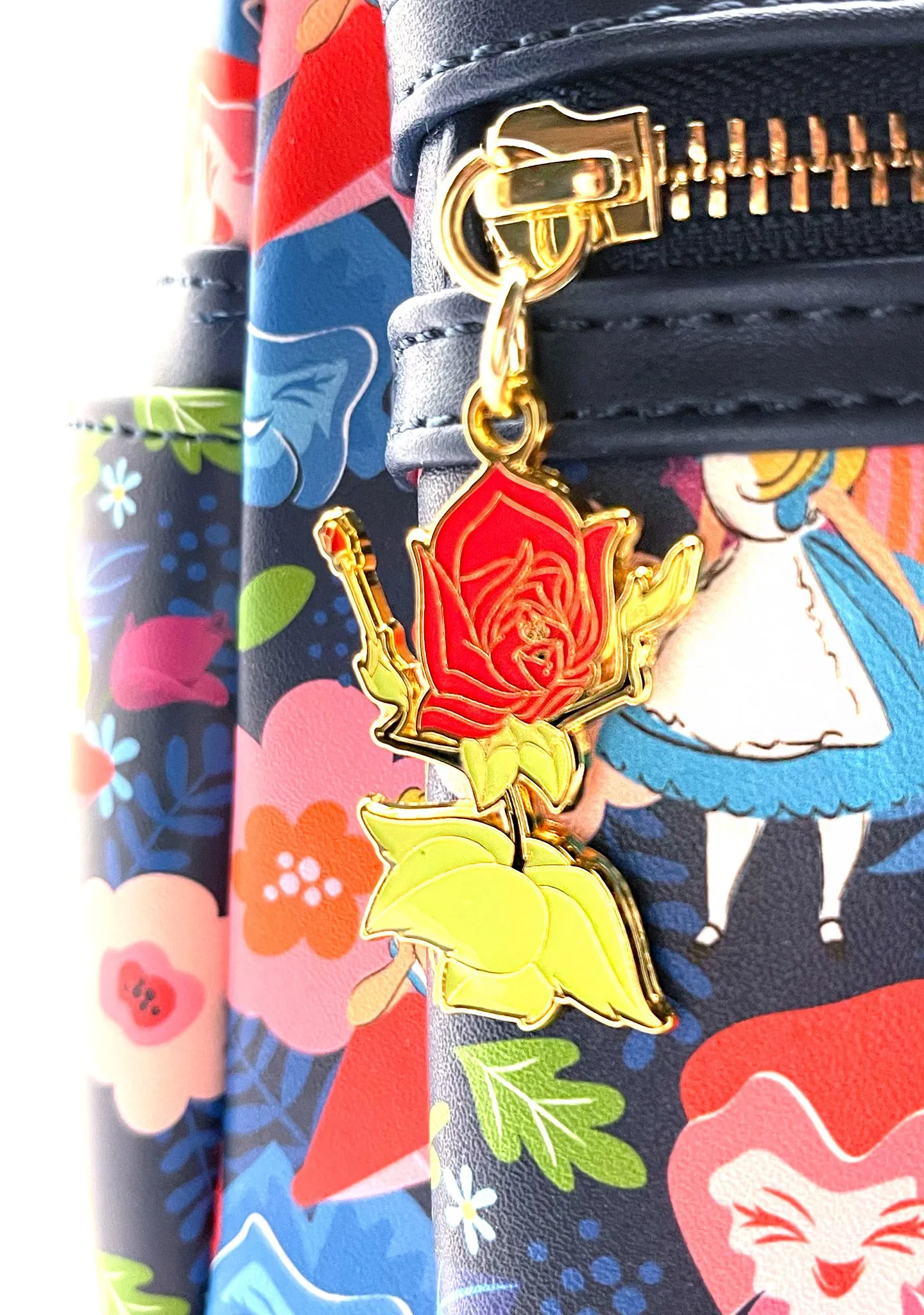 X LASR Exclusive Disney Alice in Wonderland Golden Afternoon AOP Mini Backpack