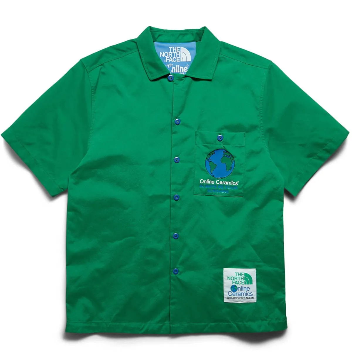 X ONLINE CERAMICS BUTTON FRONT S/S SHIRT